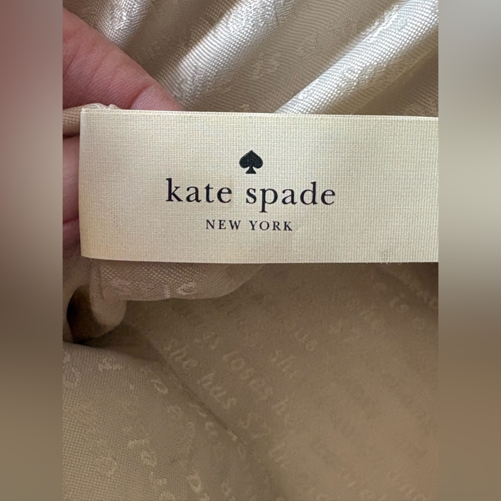 KATE SPADE Watson Lane Lyla striped nylon large weekender tote bag - Picture 9 of 15